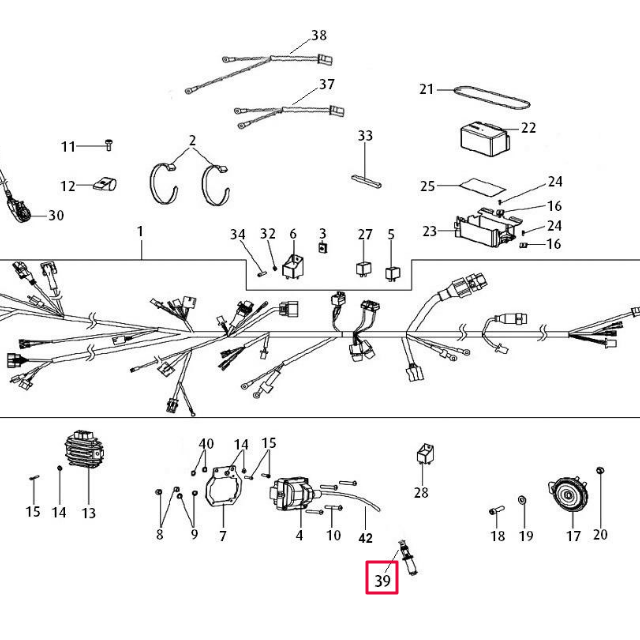Cable bujía Rieju Century 125 Euro 4