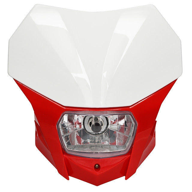 Faro Bagus Enduro Universal Allpro Rojo / Blanco