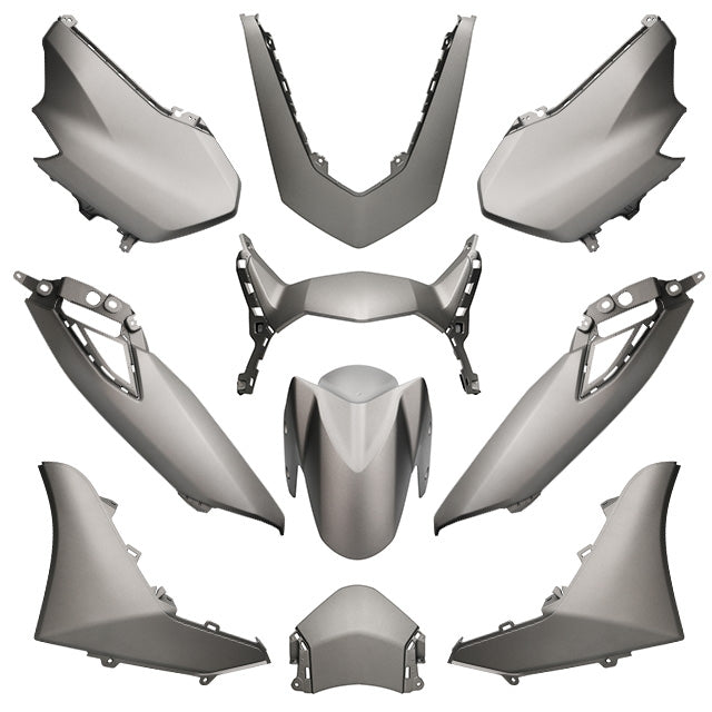 Kit de carenados Yamaha Nmax 2021> 10 piezas Gris Mate (MNM3) Allpro