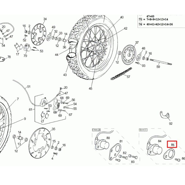 Soporte sensor cuentakilómetros Rieju 50 MRX/SMX / 50-125 RS2