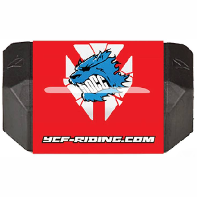 Protector de manillar sin barra Pitbike YCF 50 L=126mm - Rojo