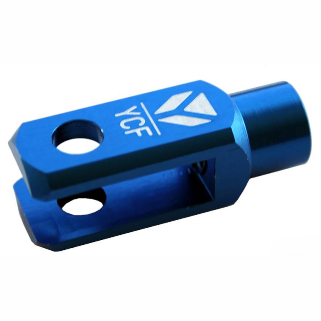 Horquilla pedal de freno aluminio CNC Pitbike YCF - Azul