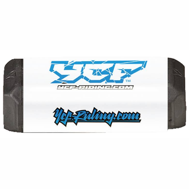 Protector de manillar sin barra Pitbike YCF L=190mm - Blanco