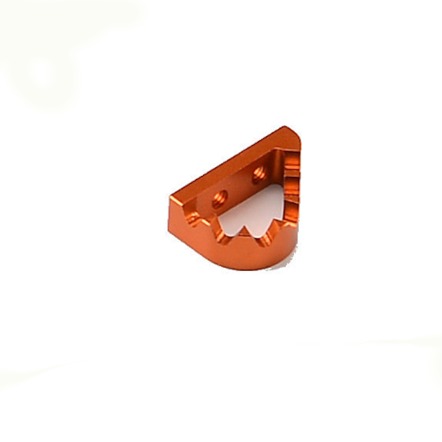 Puntera pedal de freno aluminio Pitbike YCF - Naranja