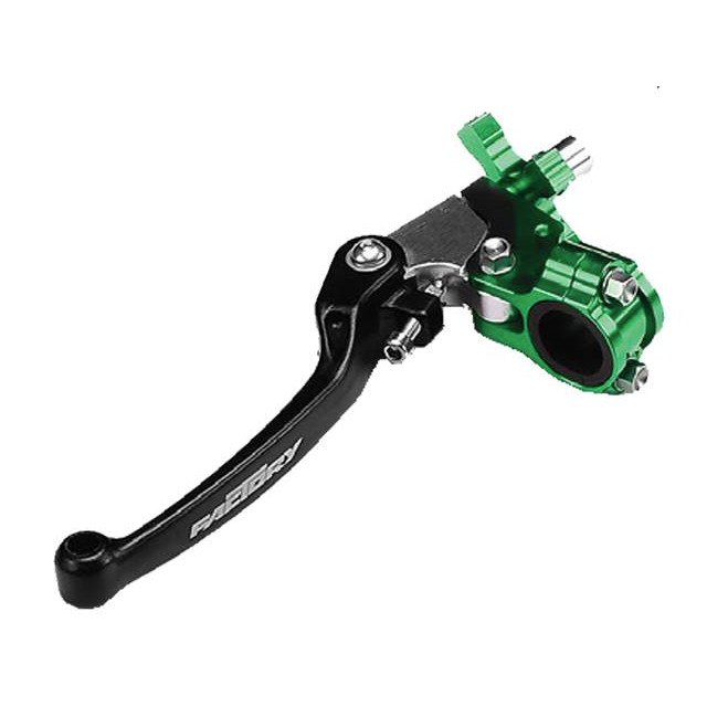 Maneta de embrague completa CNC Pitbike YCF - Verde