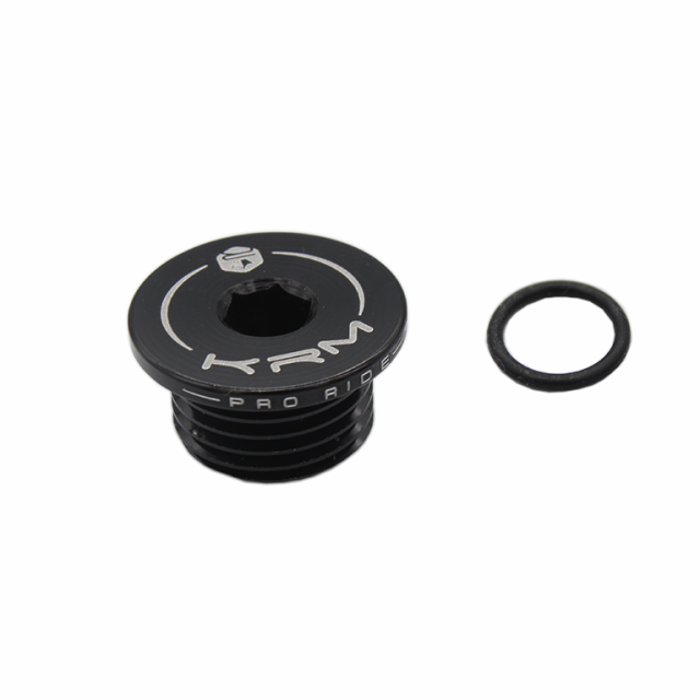 Tapón aceite Derbi KRM - Negro