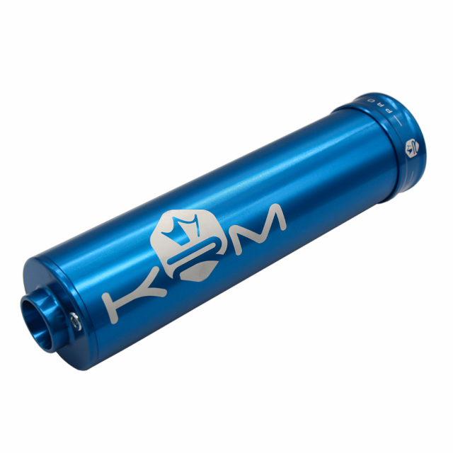 Silenciador 70-90cc aluminio 2019 KRM - Azul