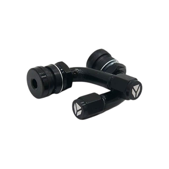 Válvulas neumático CNC 90º Negro 2u YCF