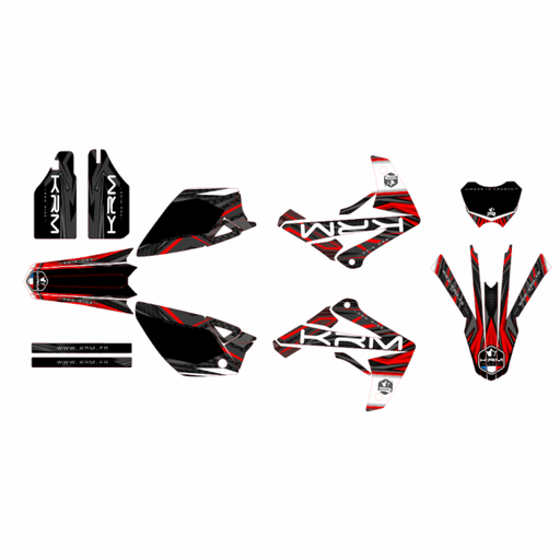 [KR472F] Kit pegatinas KRM Rieju MRT - Rojo