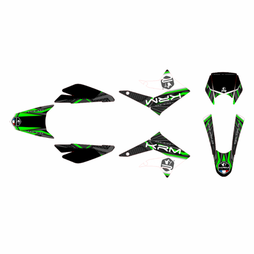 [KR551F] Kit pegatinas KRM Derbi X-Treme / Gilera SM 11-17 - Verde