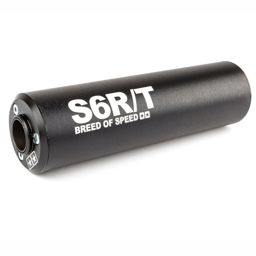 [S6-96ET033/BK] Silenciador Stage6 R/T 80 - 100cc lado derecho negro
