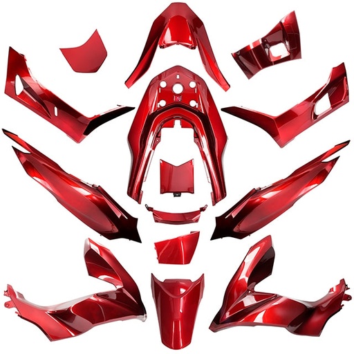 [AP55BP10.621.RP] Kit de carenados Honda PCX 2021> 14 piezas Rojo Perla R368 AllPro