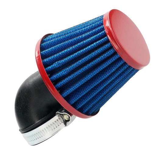 [AP30AF10.200.RE] Filtro de aire tipo K&N 90º d=28-35mm AllPro - rojo