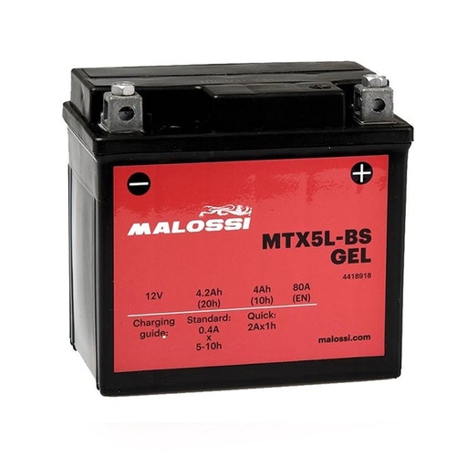 [4418918] Batería MTX5L-BS GEL Malossi