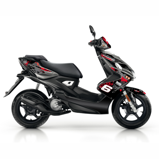 [S6-056602/RE] Kit de pegatinas Stage6 Yamaha Aerox / Nitro >2013 - Rojo / Negro