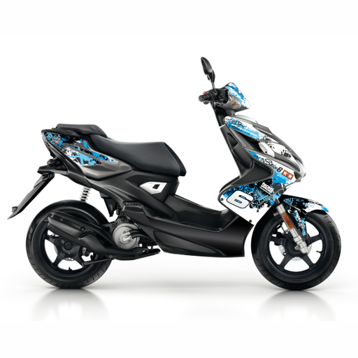 [S6-056602/BL] Kit de pegatinas Stage6 Yamaha Aerox / Nitro >2013 - Azul / Negro