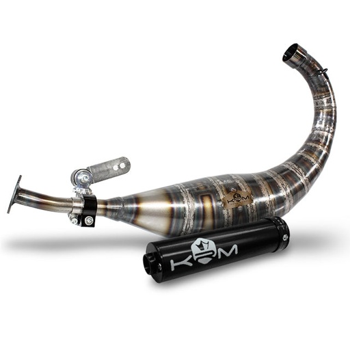 [KR183F/BK] Escape Derbi 90-100cc KRM - Silenciador Negro