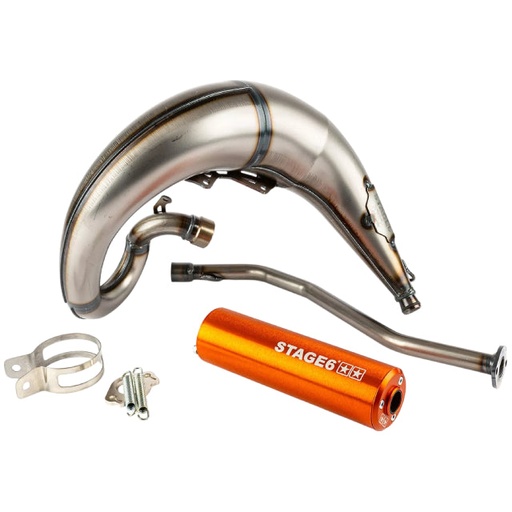 [S6-9118830/OR] Escape Stage6 Streetrace por arriba Beta RR - Silenciador Naranja