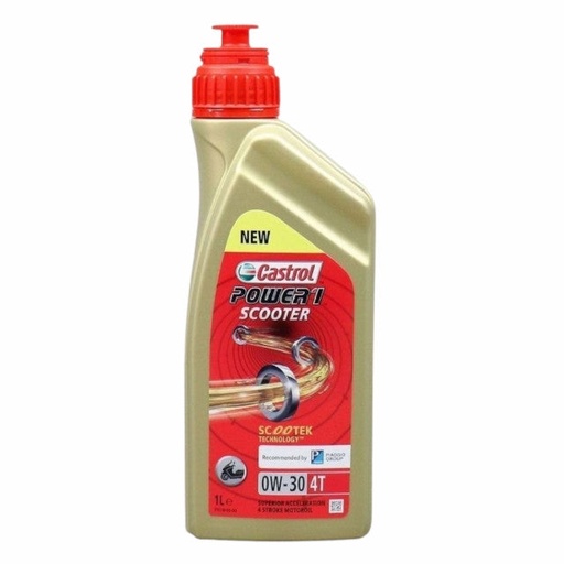 [MO4T00203] Aceite motor 4T 0W30 1L Castrol Power1 Scooter