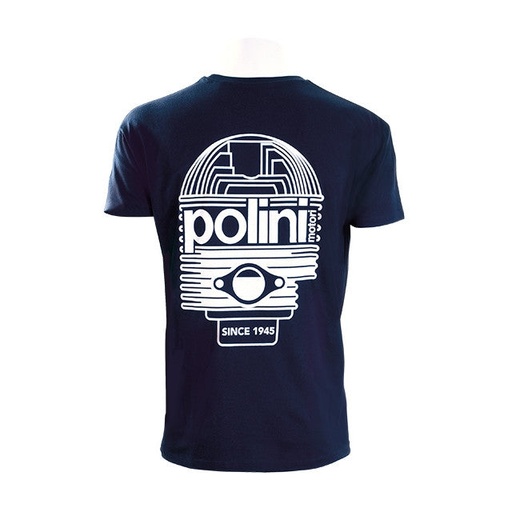 [098.2664/XL] Camiseta cilindro Polini Azul - Talla XL