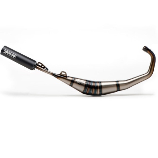 [TUB808TB] Escape Beta RR-T / Rieju SMX/MRX/RR / Yamaha DT Yasuni R1 (CE) - Silenciador Negro 