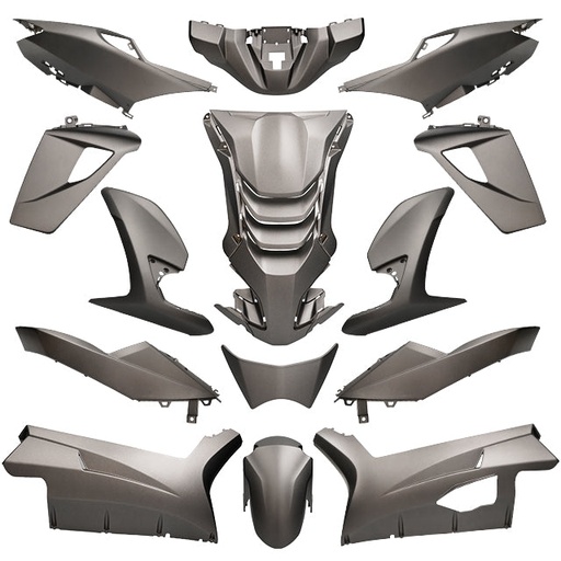 [AP55BP10.926.GM] Kit de carenados Peugeot Speedfight 4 14 piezas Allpro - Gris Mate