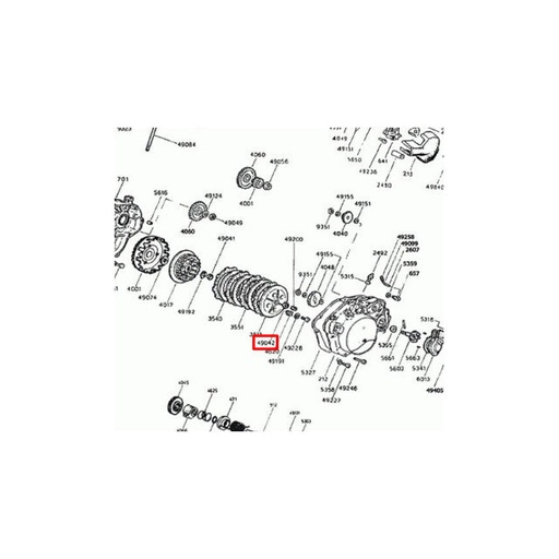 [0/005.490.3240] Tuerca reglaje embrague Rieju motor AM6