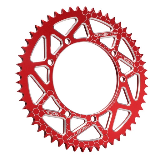 [VCR-SD450.SHO.53/RE] Corona Sherco Enduro/SM Z-53 428 Aluminio CNC VOCA - Rojo