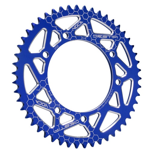 [VCR-SD450.MRT.50/BL] Corona Derbi Senda >00 / MRT / XP6 Z-50 420 Aluminio CNC VOCA - Azul