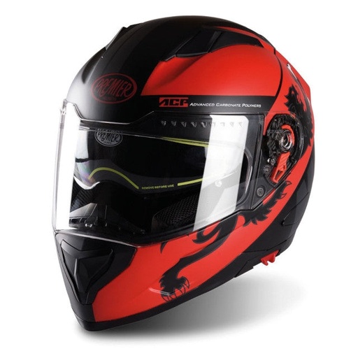 [3918934.B3] Casco Malossi HM1 Negro / Rojo talla S