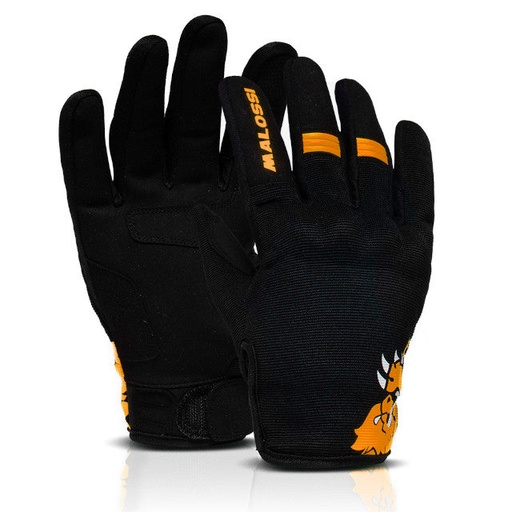 [3919252.O2] Guantes M-Gloves naranja entretiempo Malossi - talla XS