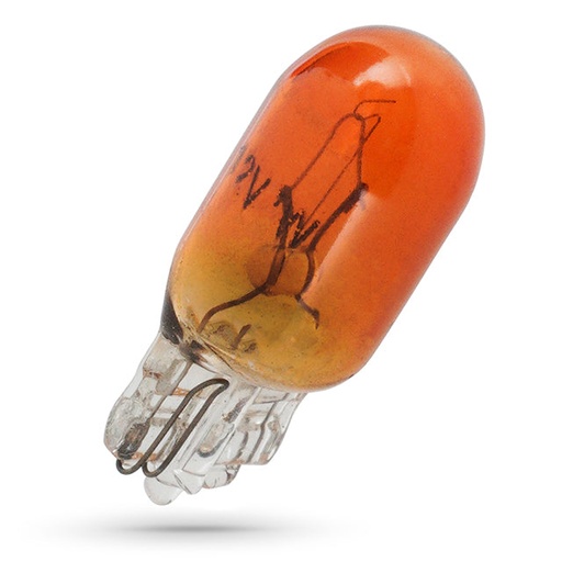 [AP49T10125.OR] Bombilla T10 12V 5W naranja Allpro