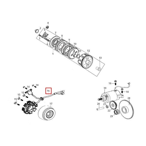 [0/006.128.0033] Estator Rieju 125 MRT