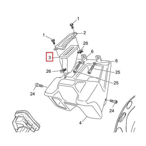 [SH-C108] Esponja filtro de aire original Sherco SM-R / SM-RS / SE-R / SE-RS 50cc