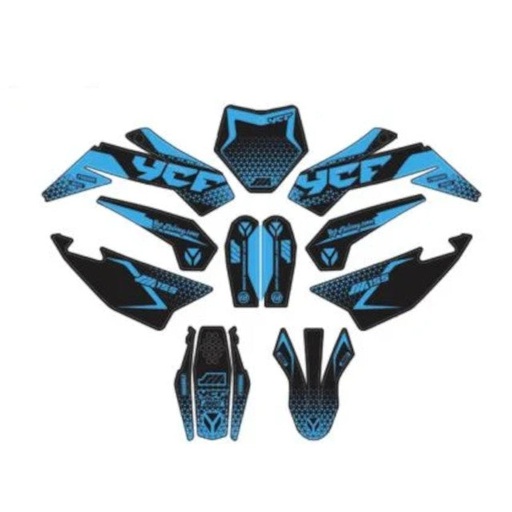 [KDSM1552023] Kit de adhesivos completo YCF SM F150 2023