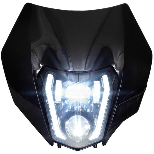 [AP50LT50.043/BK] Óptica Super Star LED Homologada KTM EXC-SX-SXF-SMC Allpro - Negro
