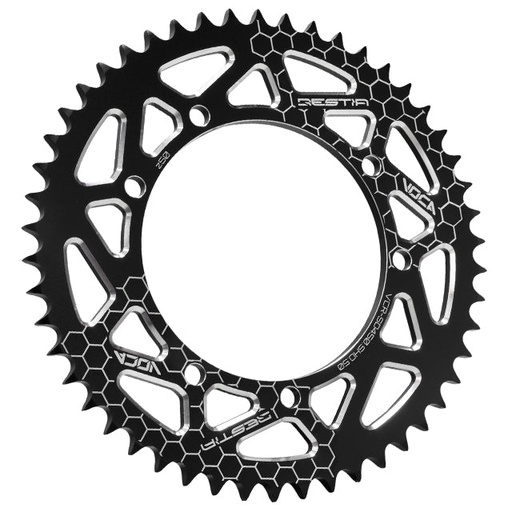 [VCR-SD450.SHO.50/BK] Corona Sherco Enduro/SM Z-50 428 Aluminio CNC VOCA - Negro