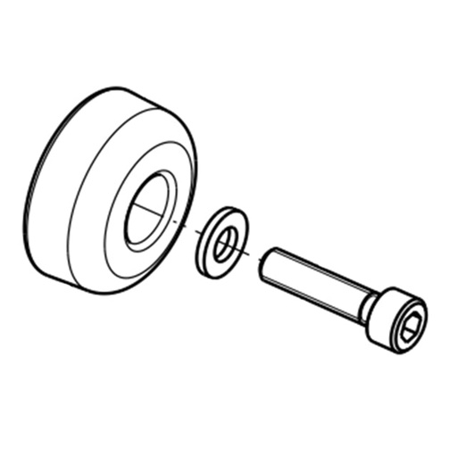 [144.535.002] Recambio tope anti caída brazo basculante Polini