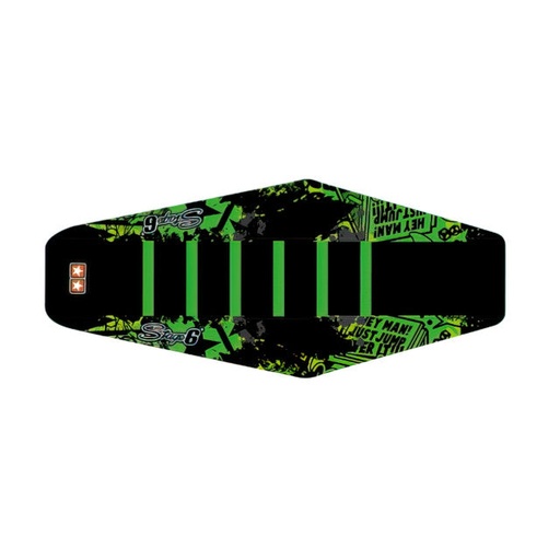 [S6-059262/GR] Funda asiento Derbi X-Treme / X-Race >2011 Stage6 - negro/verde