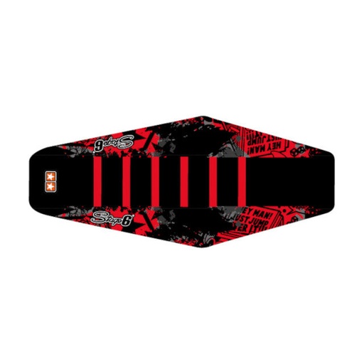 [S6-059262/RE] Funda asiento Derbi X-Treme / X-Race >2011 Stage6 - negro/rojo