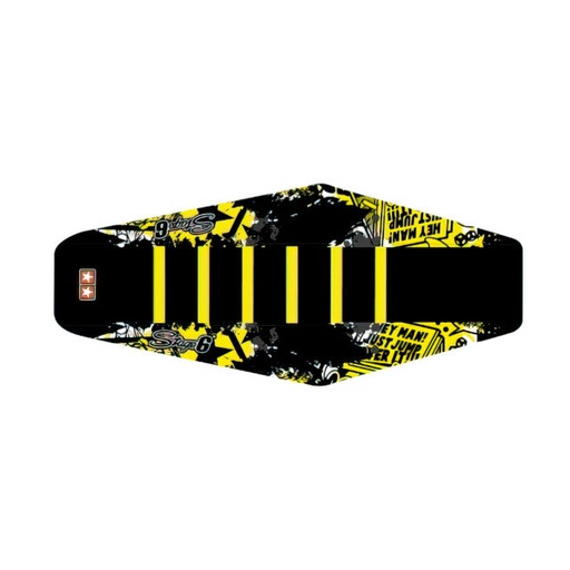 [S6-059262/YE] Funda asiento Derbi X-Treme / X-Race >2011 Stage6 - negro/amarillo