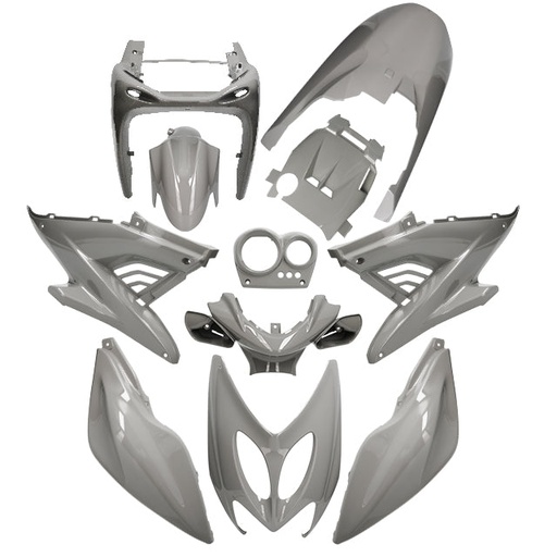 [AP55BP10.900.NG] Carenados Yamaha Aerox / MBK Nitro hasta 2013 11 piezas AllPro - Gris Nardo