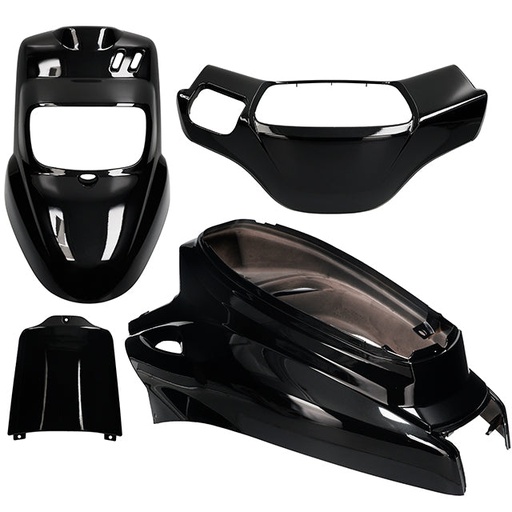 [AP55BP10.993.BK] Carenados Yamaha BWs / MBK Booster 12” >2004 4 piezas negro metalizado AllPro