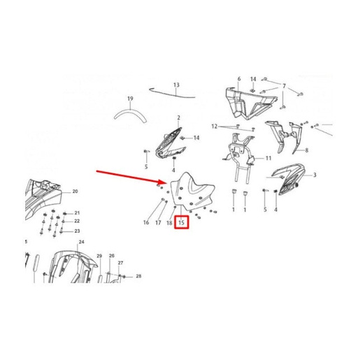 [0/000.780.4200] Cúpula Rieju Strada 125 18-19