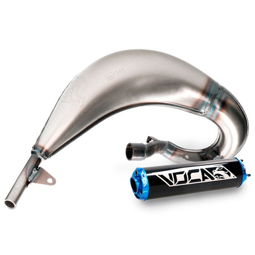 [VCR-RD39190/BKBL] Escape Beta RR Enduro/SM 12-20 lado derecho VOCA Cross (CE) - silenciador azul