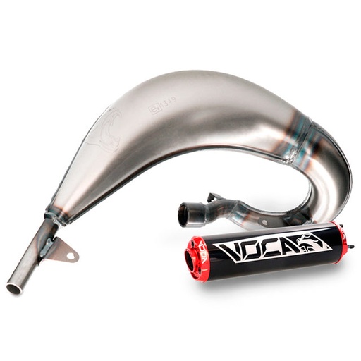 [VCR-RD39190/BKRE] Escape Beta RR Enduro/SM 12-20 lado derecho VOCA Cross (CE) - silenciador rojo