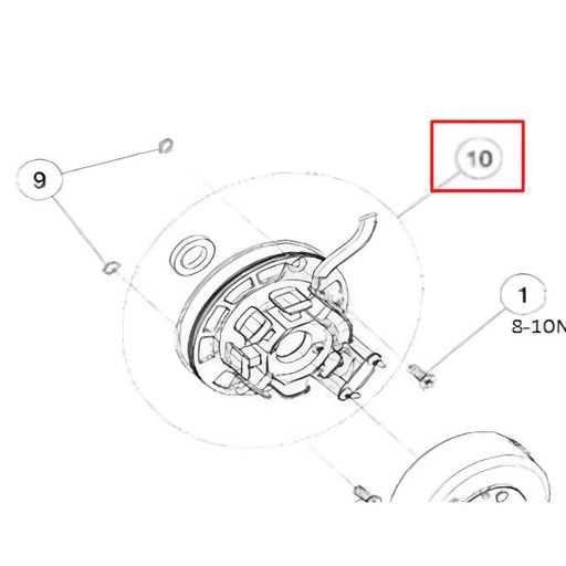 [80745] Estátor encendido grande sin luces motor Daytona SYH