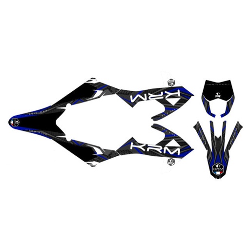 [KR715F] Kit pegatinas KRM Rieju MRT a partir 2022 - azul