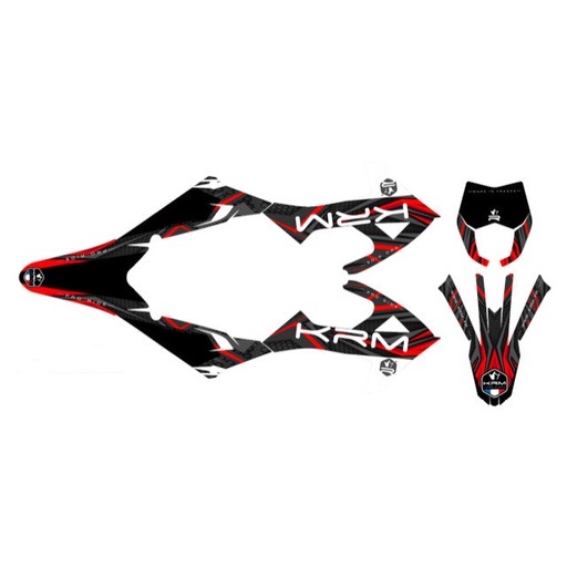 [KR714F] Kit pegatinas KRM Rieju MRT a partir 2022 - rojo