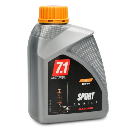 [7613475B] Aceite motor 4T 15W50 1L Malossi 7.1 Sport Engine